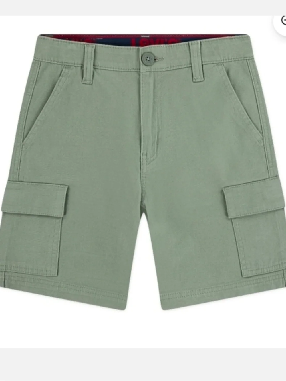 Levi's Boys Utility Cargo Short Comfort Stretch Adjustable Waist Flex Stretch Wa